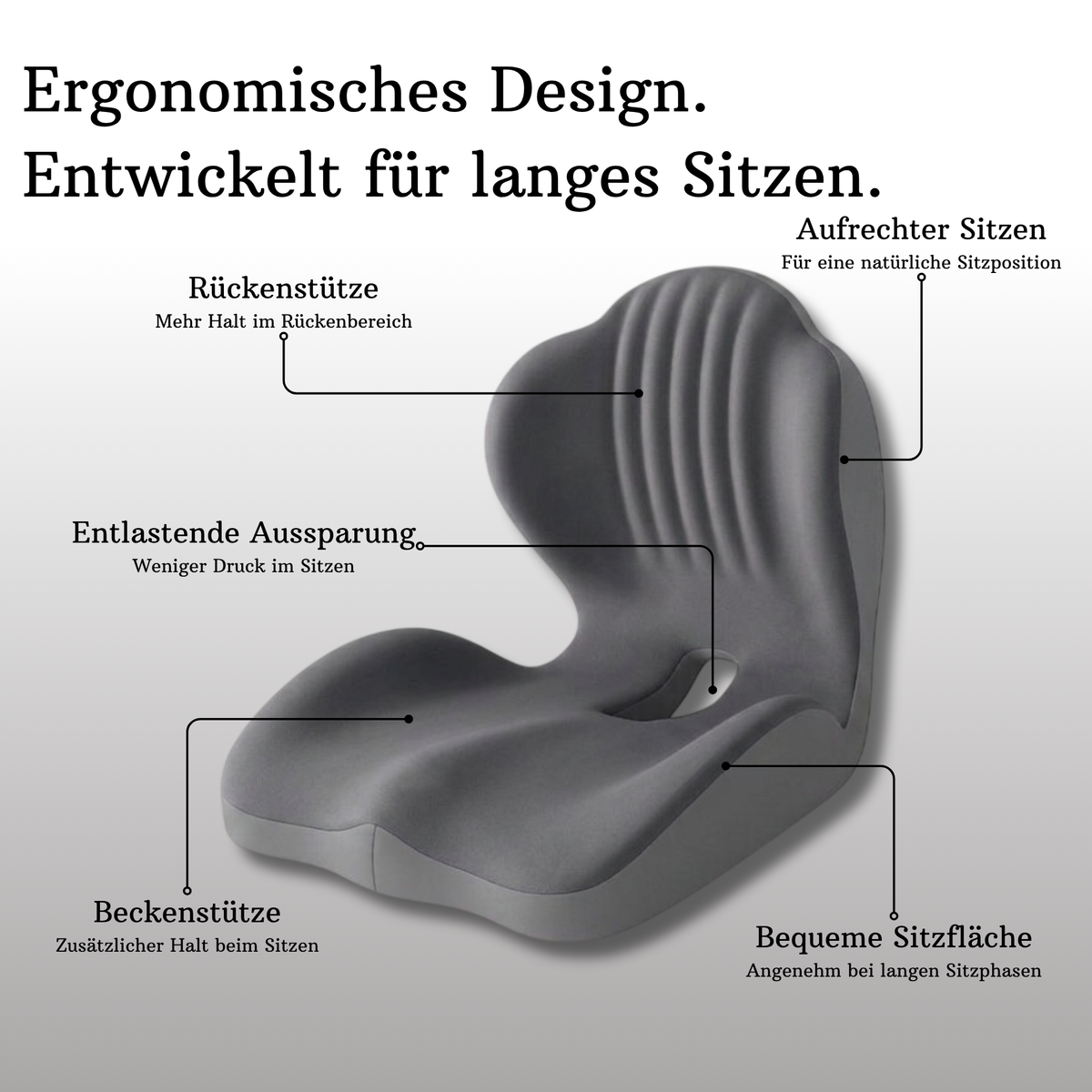 Komfort-Sitzkissen